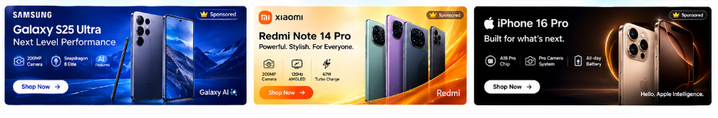 Bangladesh's #1 Gadget Comparison
Find. Compare. Choose Smarter.
Explore 10,000+ gadgets, compare specs side-by-side, and make the right choice.